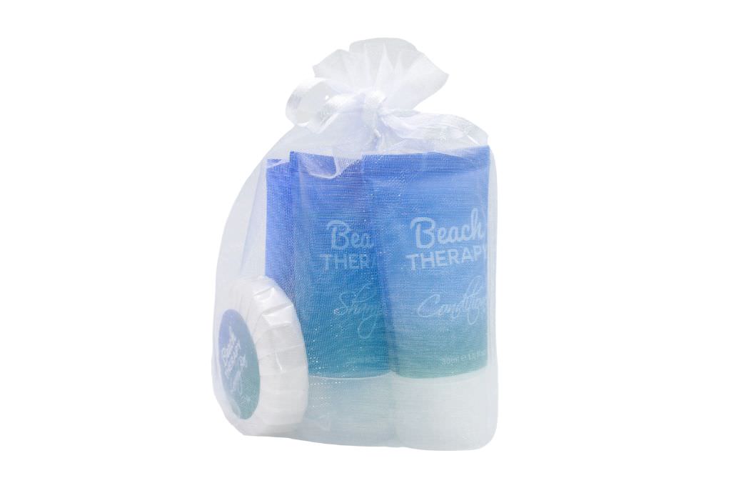 hotel toiletries sets in presentation bags