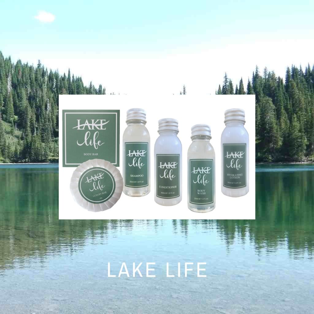 Lake Life hotel toiletries collection