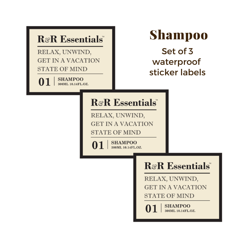 shampoo labels