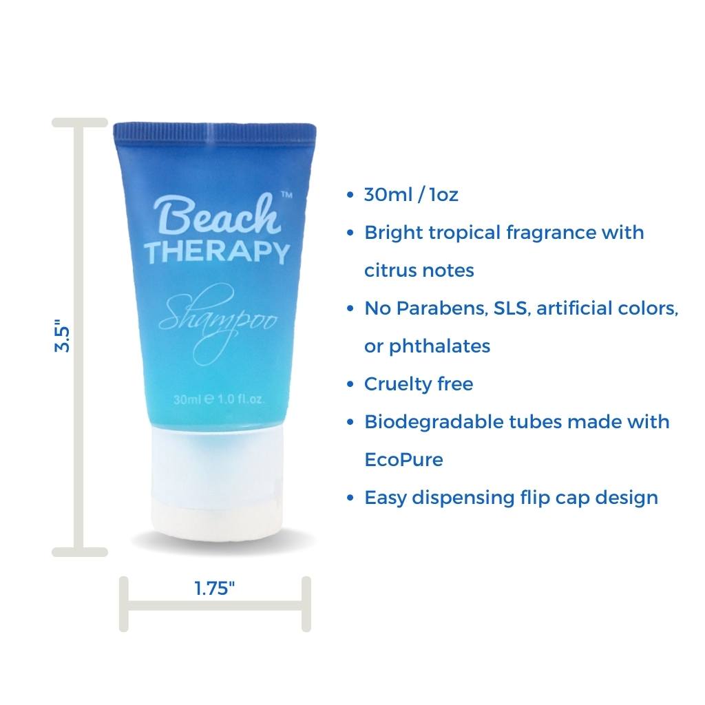 Beach Therapy toiletries samples