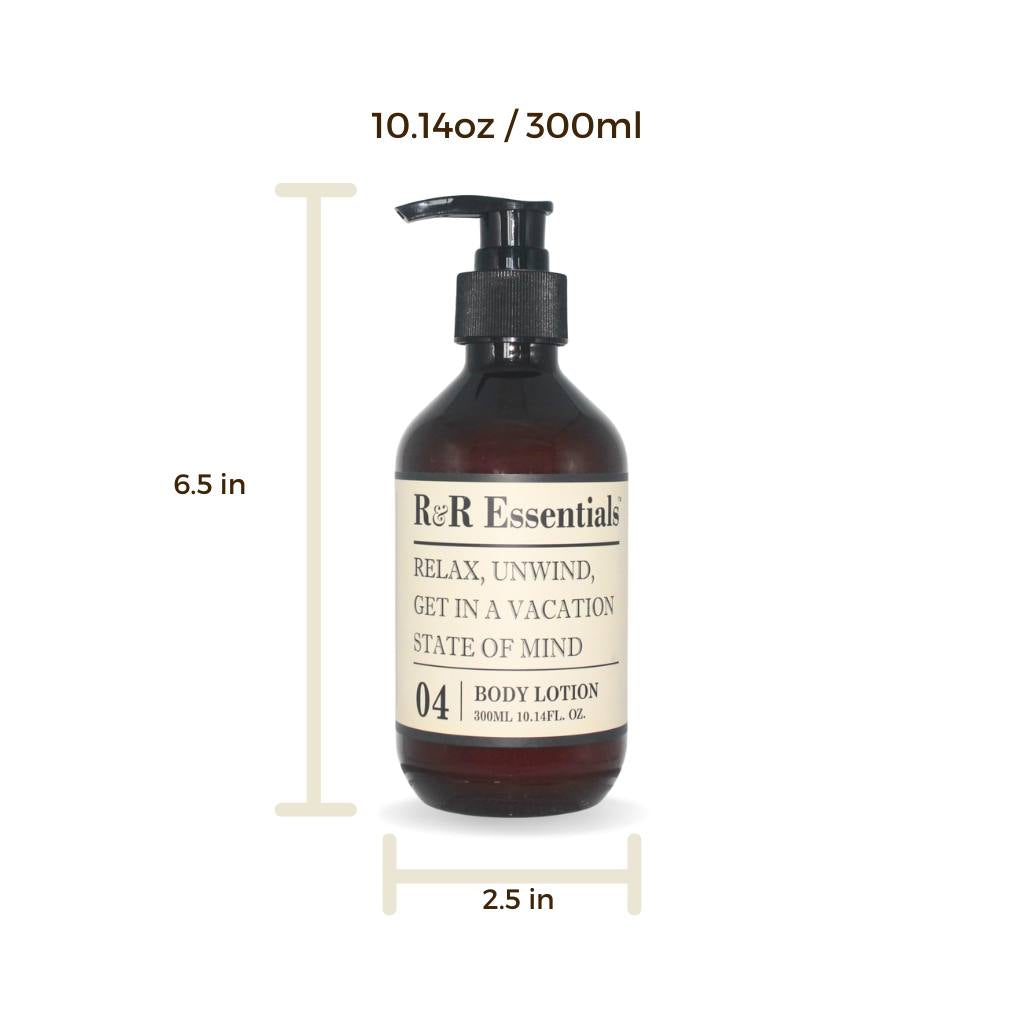 body lotion for airbnb bottle size