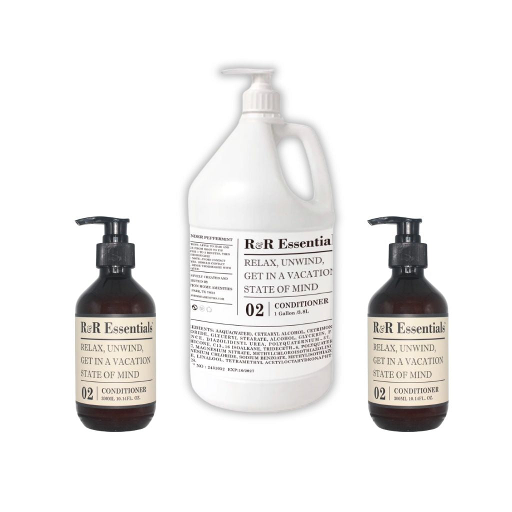 R&amp;R Essentials Refillable Conditioner bundle