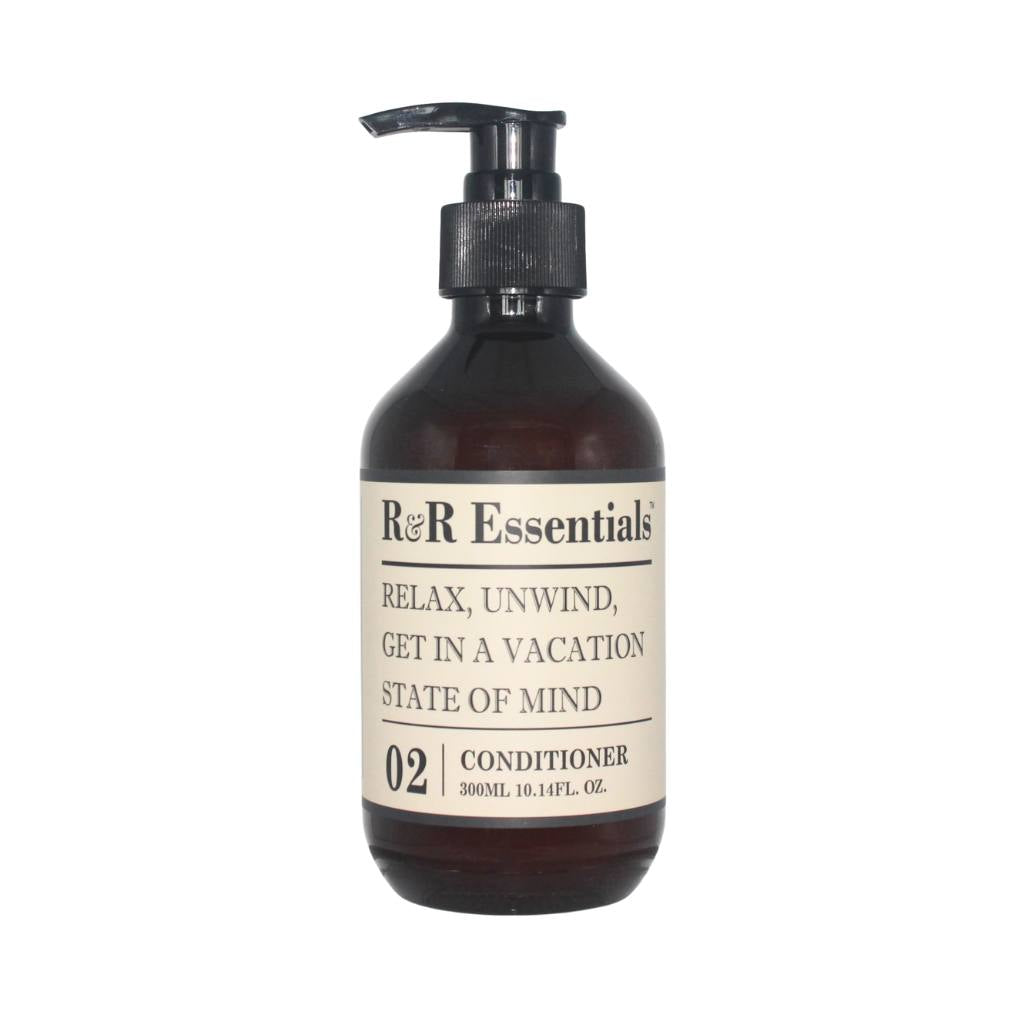 R&amp;R Essentials refillable pump bottle conditioner