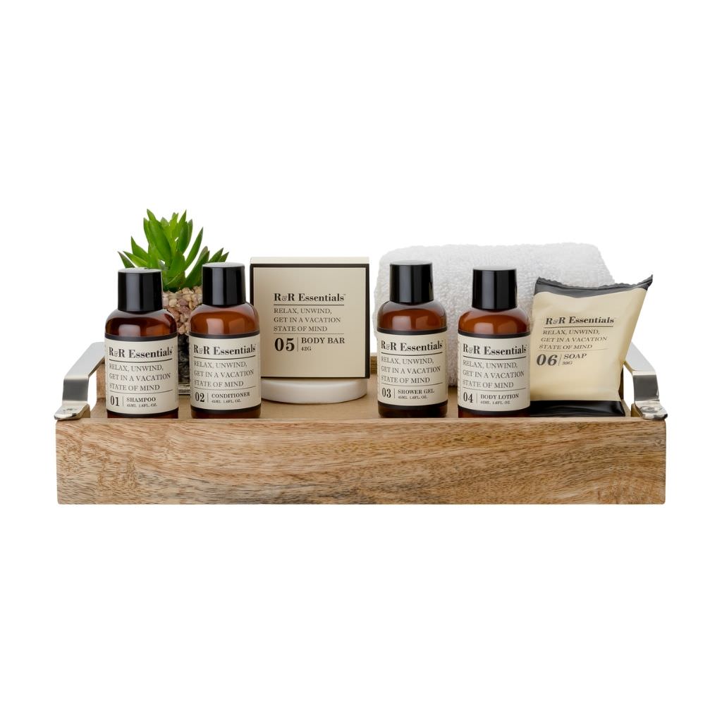 Hotel soaps and toiletries kit R&R Essentials