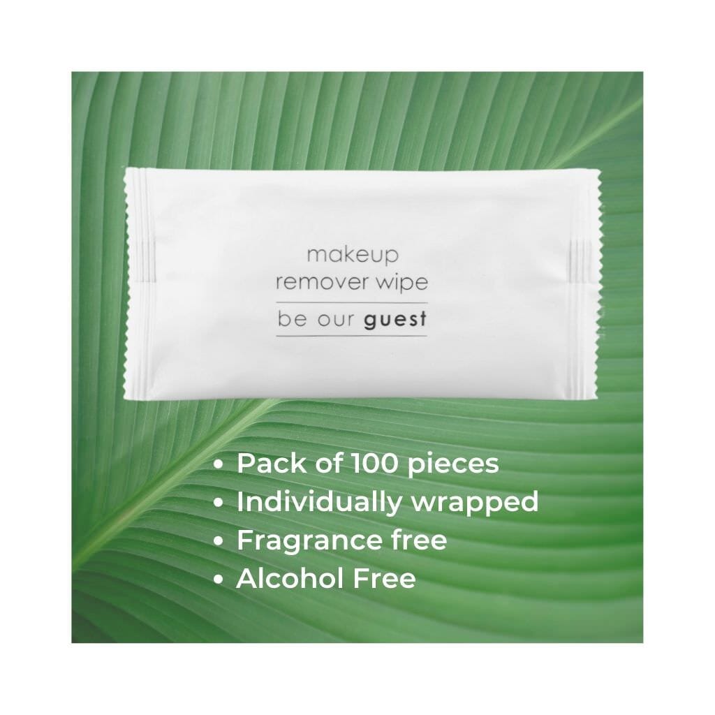 Pack of 100 individually wrapped wipes