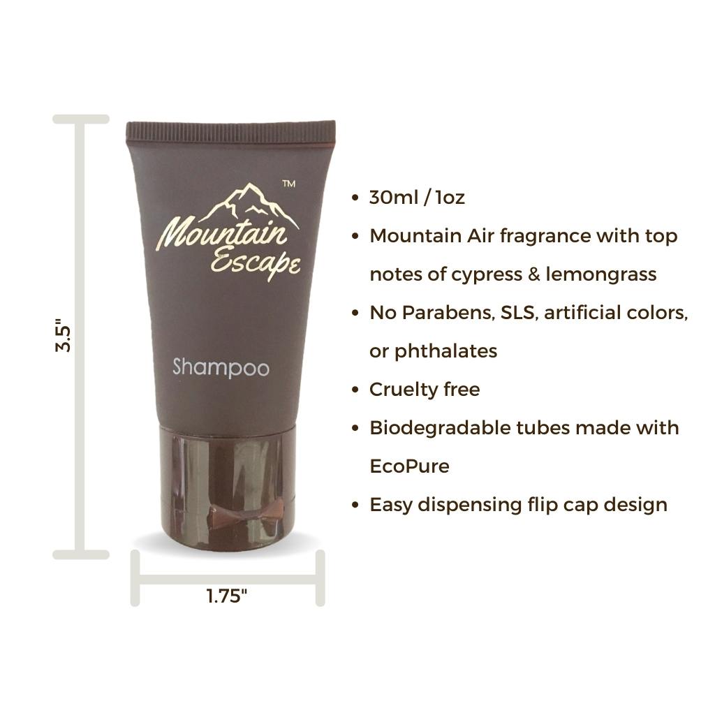 Mountain Escape Toiletries samples