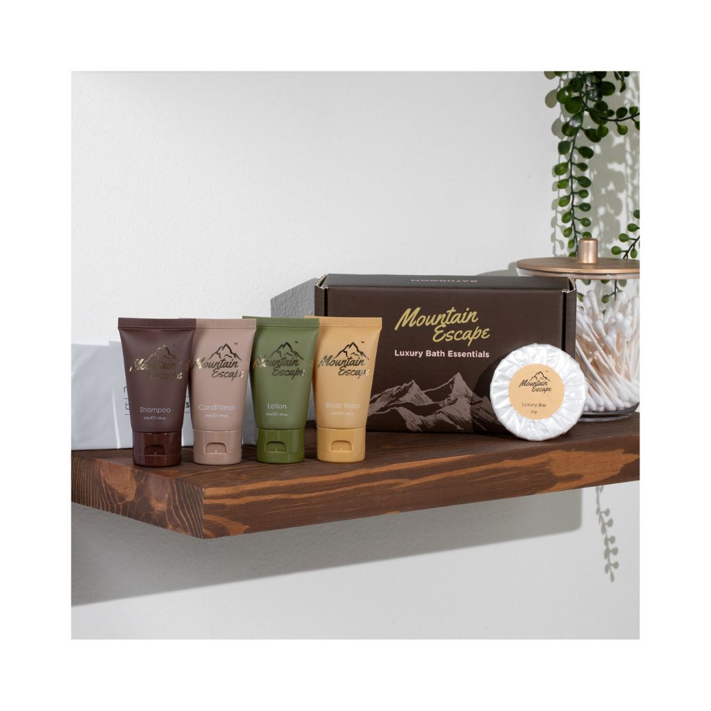 Mountain Escape toiletries display