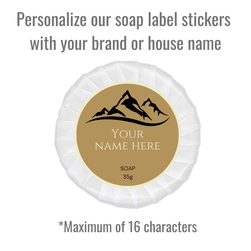 mountain design custom soap