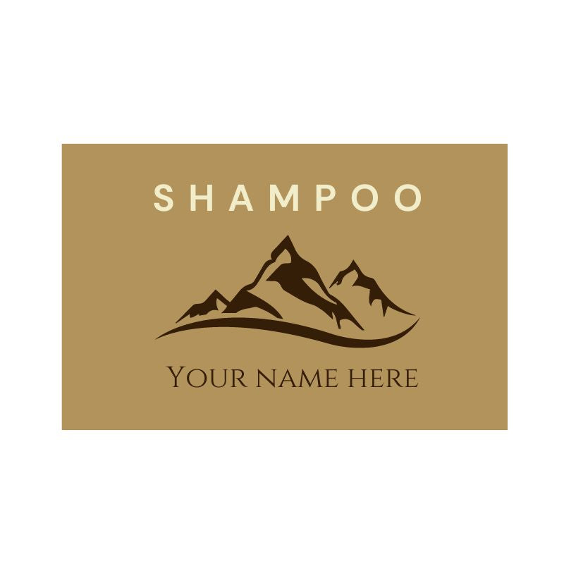 personalized mountain bottle label stickers
