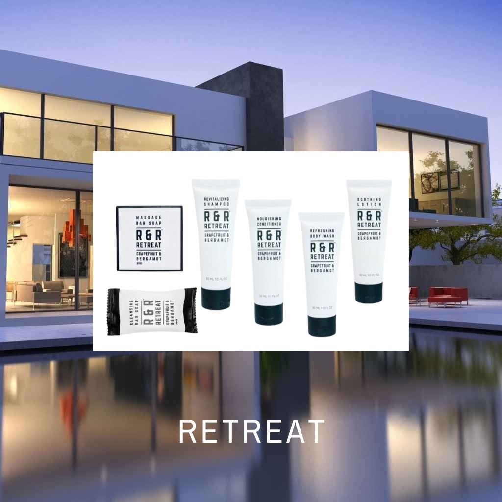 Retreat Hotel toiletries collection