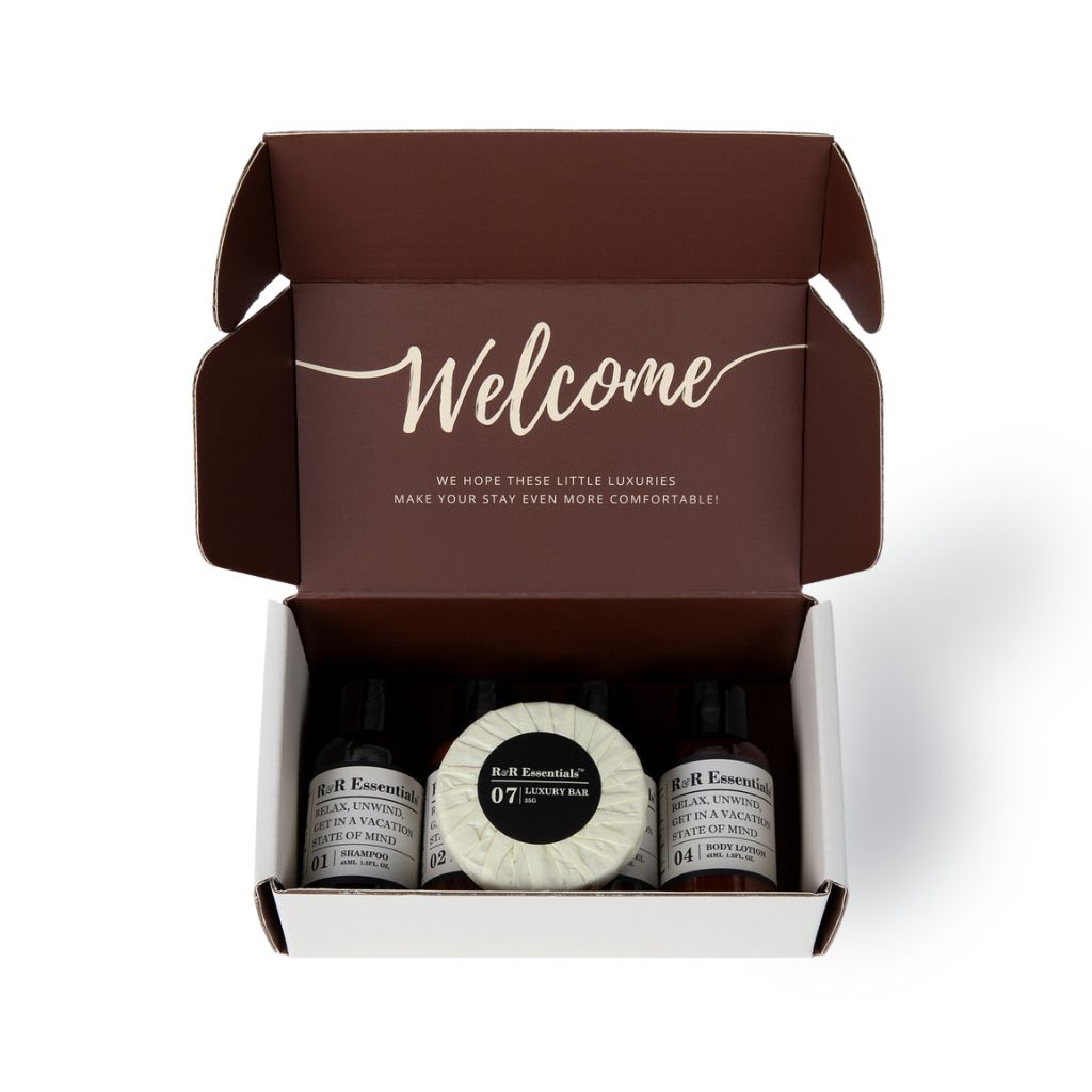 R&R Essentials hotel toiletries kit