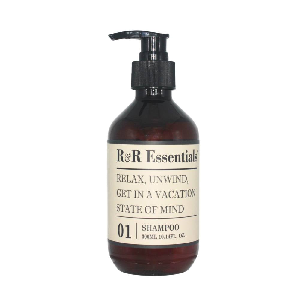 R&amp;R Essentials hotel Shampoo refillable pump bottle