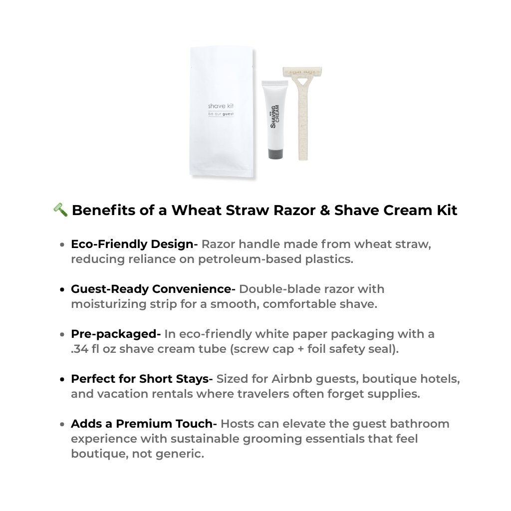 Benefits of a wheat straw razor