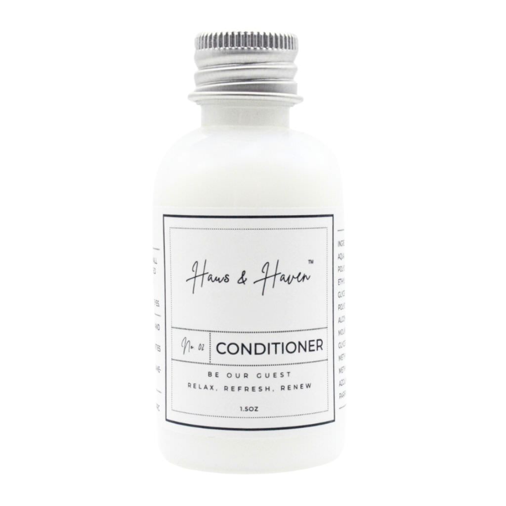 Travel size conditioner by Haus and Haven
