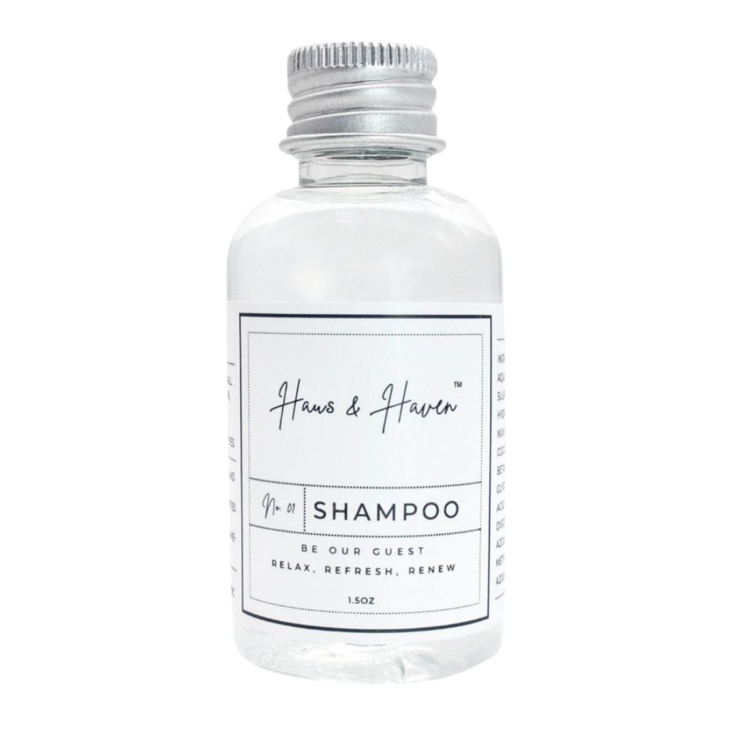 Travel size shampoo by Haus &amp; Haven