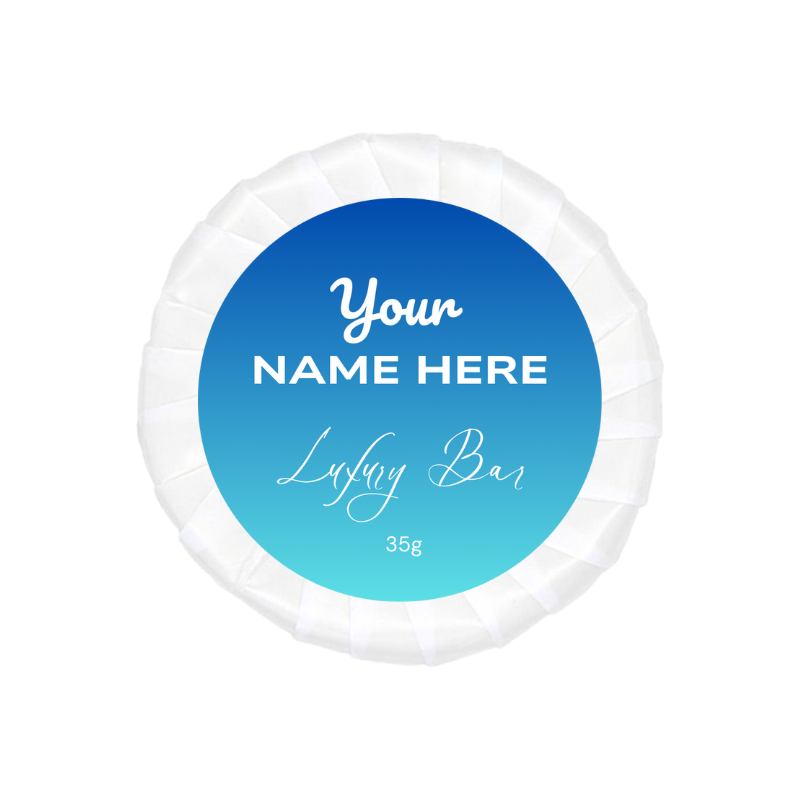 custom soap with beach design