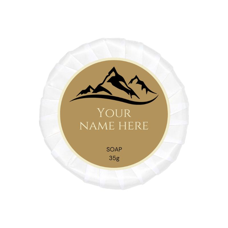 mountain design custom soap