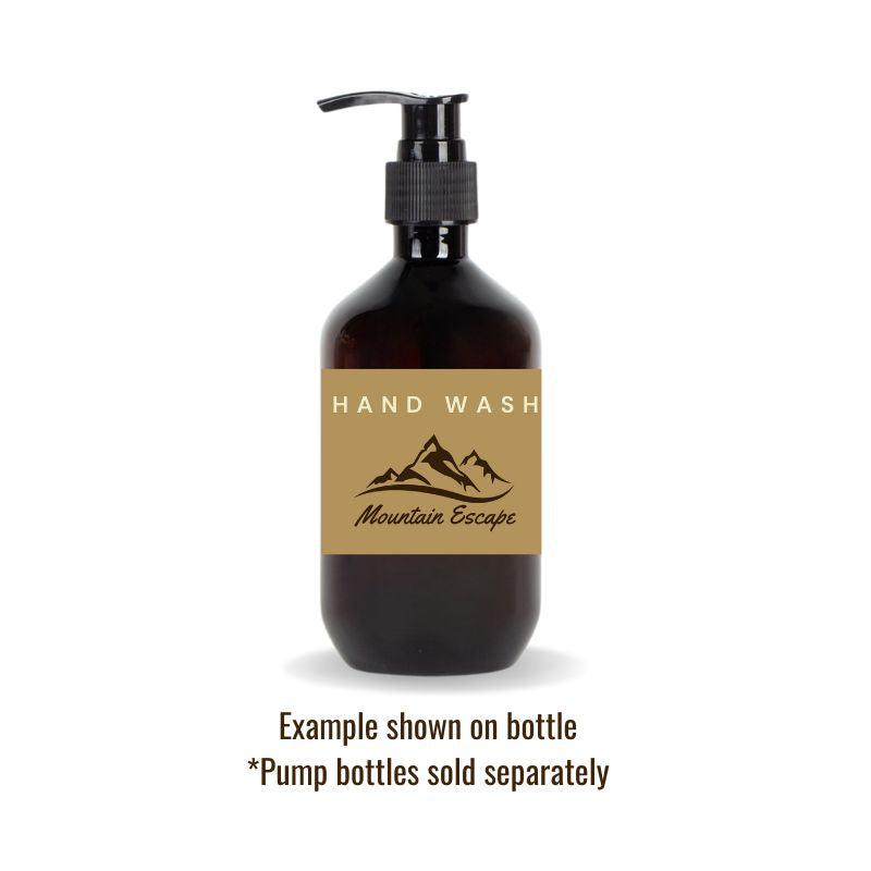 Mountain escape product labels