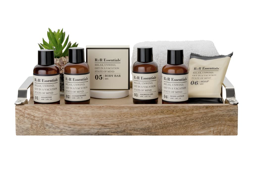 Hotel soaps and toiletries kit R&R Essentials