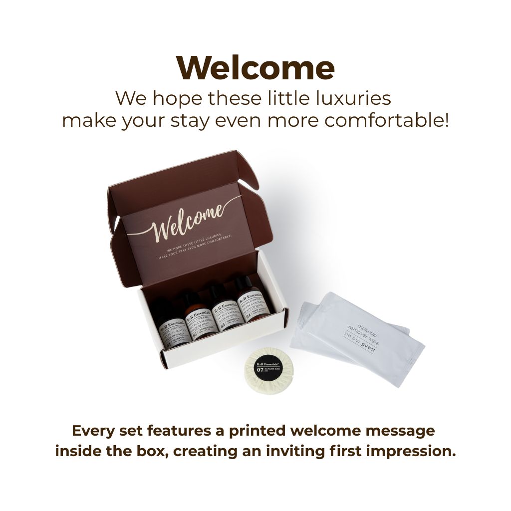 Welcome message in the box