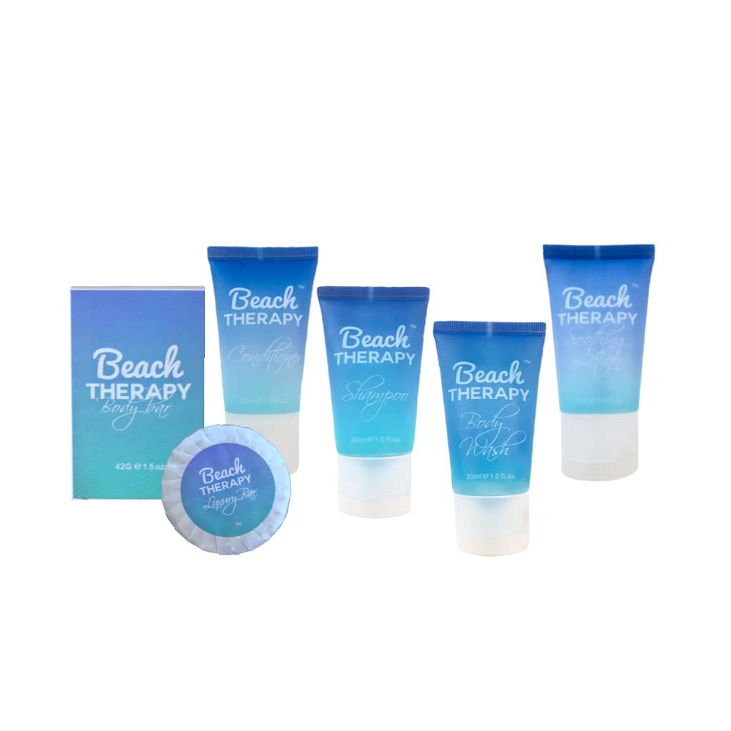 Beach Therapy toiletries samples