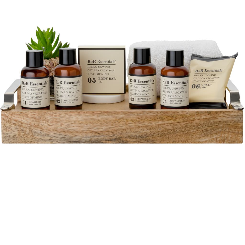 luxury hotel toiletries and soaps for vacation rentals by R and R Essentials