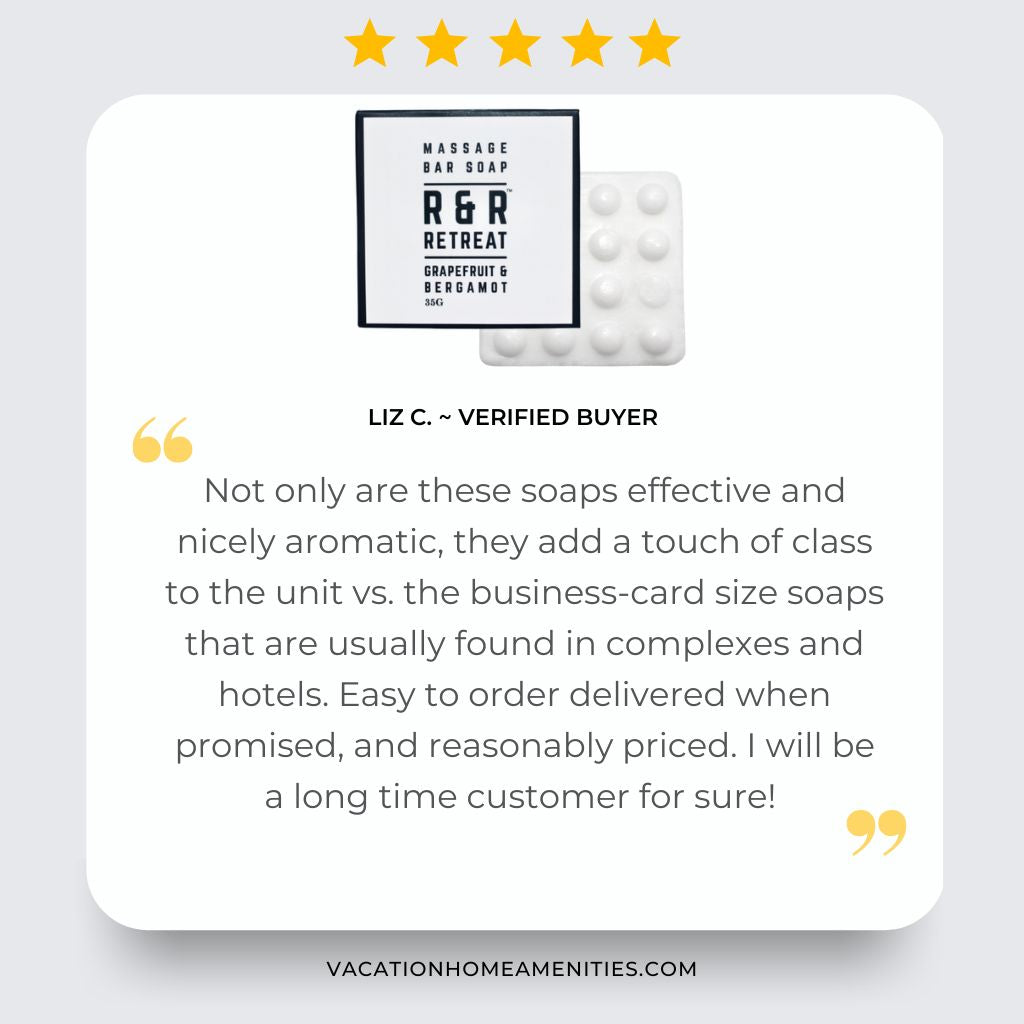 individually wrapped small soaps Retreat