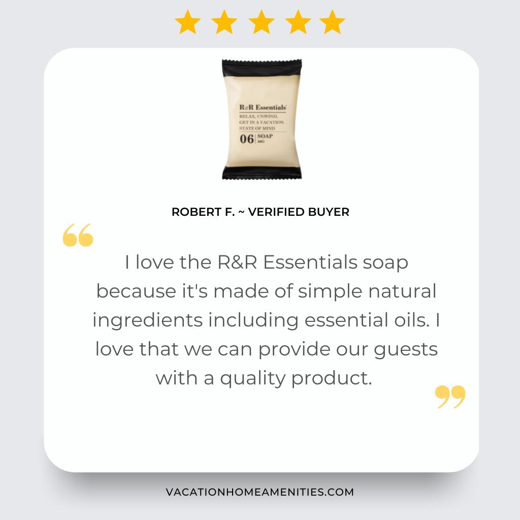 Small soap bar for guests R and R Essentials
