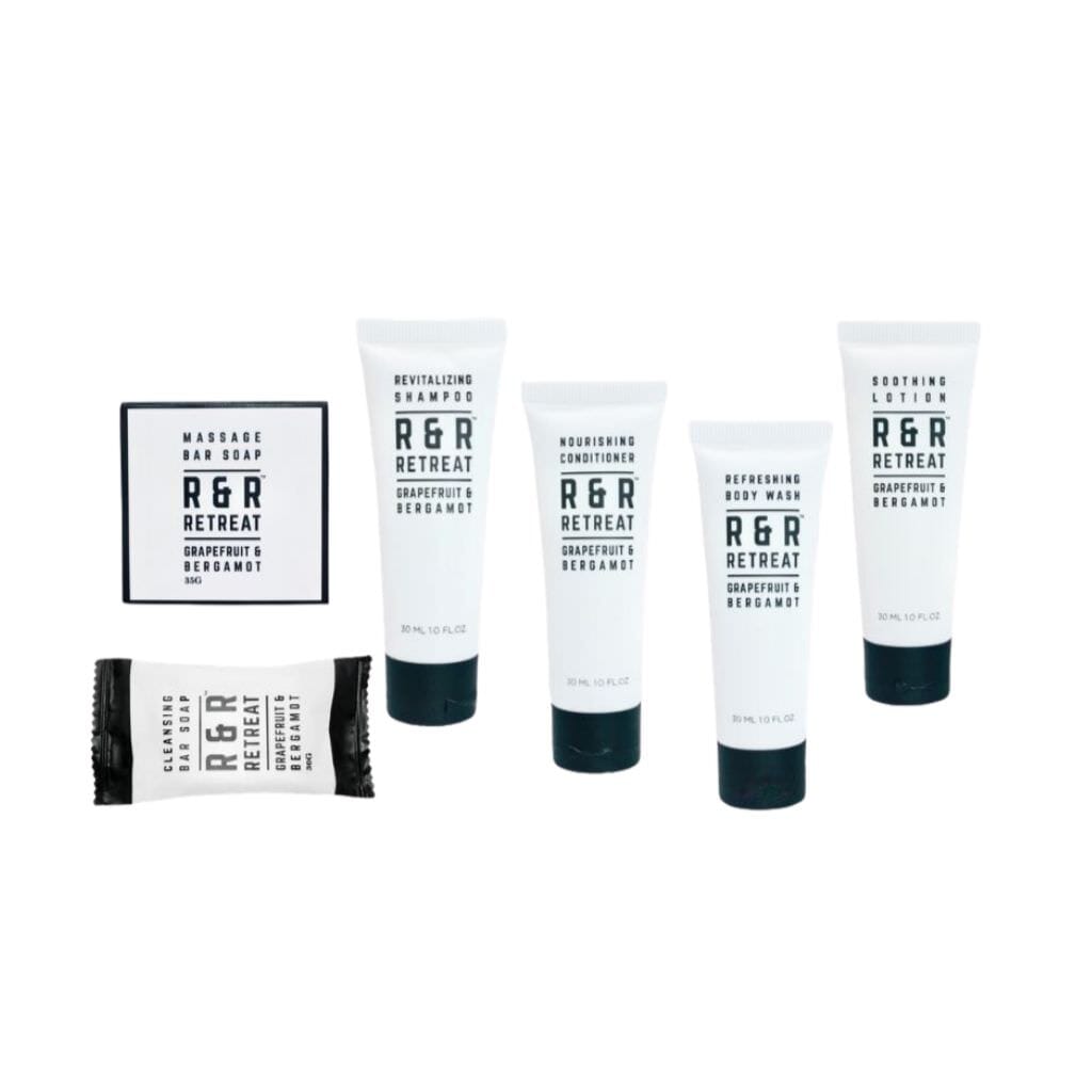 airbnb toiletries and supplies bulk kit by RnR Retreat