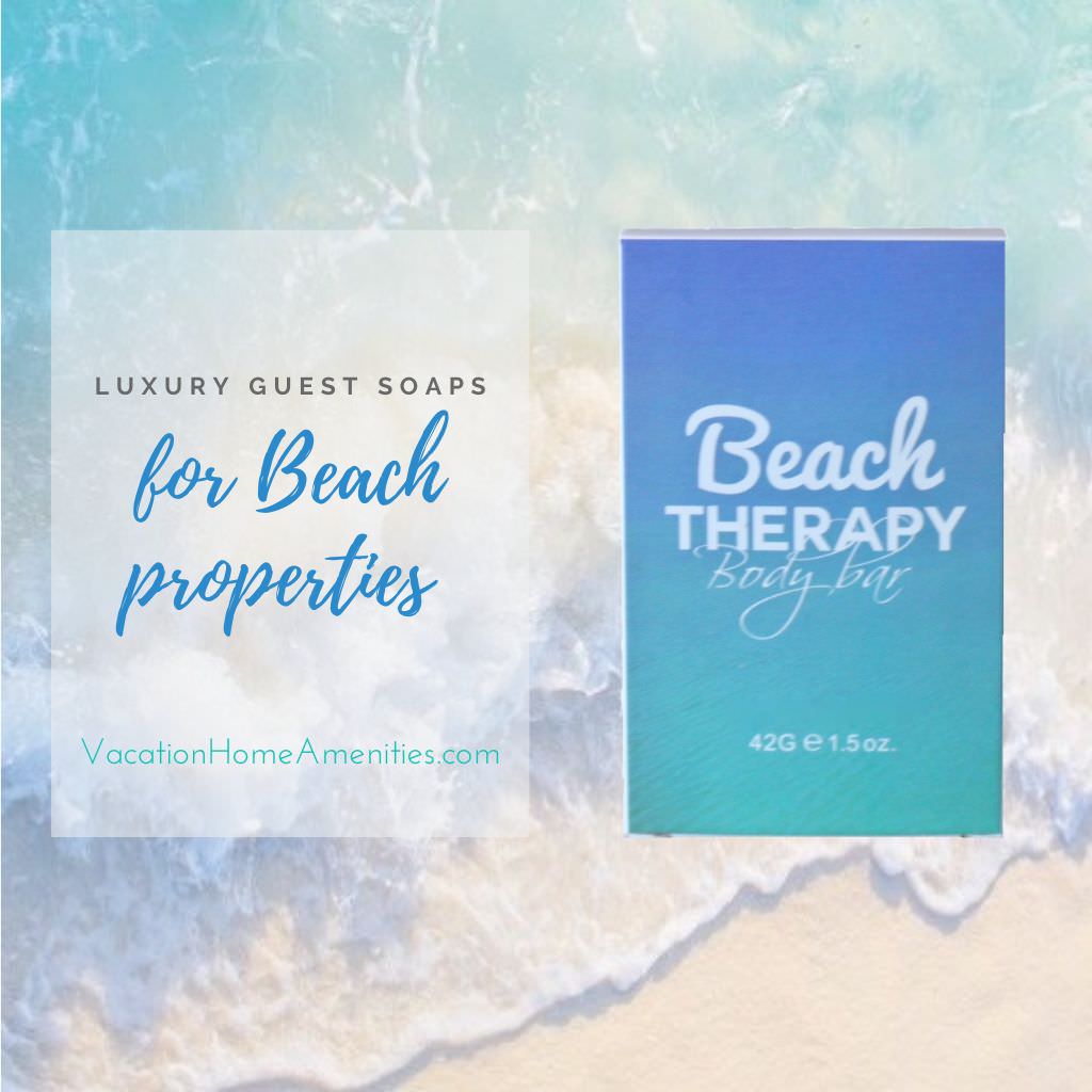 Individually wrapped soaps Beach Therapy