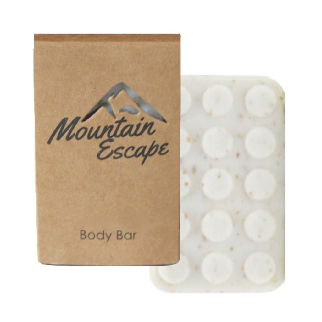 Hotel soap bars Mountain Escape brand